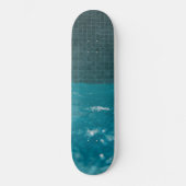 Blauer Ruhepool-Glückseligkeit 1 Skateboard (Vorderseite)