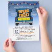 Blauer Rumpf oder Leckerei Flyer (Hand)