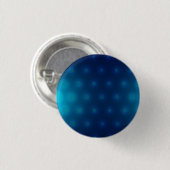 Blauer runder Knopf mit konzentrischen Kreismuster Button (Vorne & Hinten)