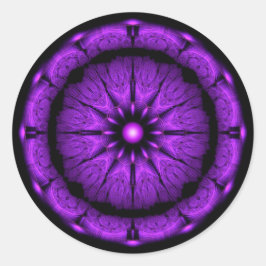 Blauer Rundschmuck Runder Aufkleber