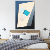 Blauer Saldo Leinwanddruck (Insitu (Schlafzimmer))