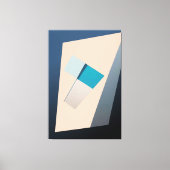 Blauer Saldo Leinwanddruck (Vorderseite)