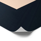 Blauer Saldo Poster (Ecke)