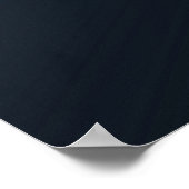 Blauer Saldo Poster (Ecke)