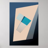 Blauer Saldo Poster (Vorne)