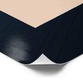 Blauer Saldo Poster (Ecke)