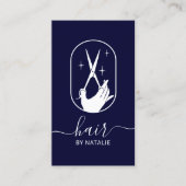 Blauer Salon für die Blaue Seele Visitenkarte (Vorderseite)