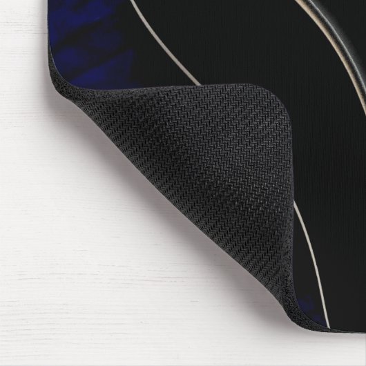 Blauer Samt Mousepad (Ecke)