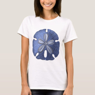 Blauer Sand-Dollar T-Shirt