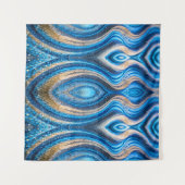 blauer Sand Wandteppich (Vorderseite (Horizontal))