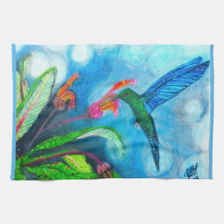 BLAUER SAPHIR KOLIBRI Handtuch