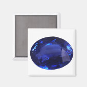 Blauer Saphir Magnet (Vorderseite/Rückseite)