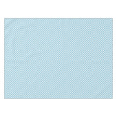 Blauer Schachbrett Tischdecke (Vorderseite (Horizontal))