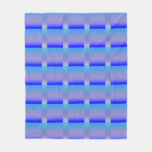 Blauer Schatten Fleecedecke