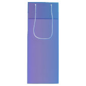 Blauer Schatten Geschenktüte Für Weinflaschen (Vorderseite)