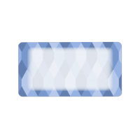 Blauer Schatten Rhombus und Hexagon Muster