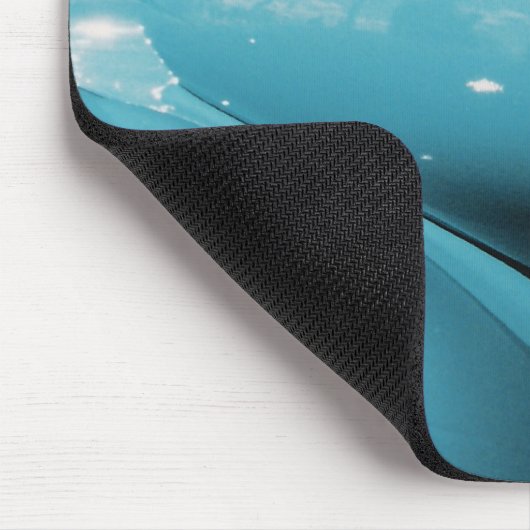 Blauer Scheinwerfer Mousepad (Ecke)