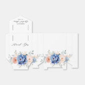 Blauer Schieferschiefer Rosa Rosa Blüte Geschenkschachtel (Ungefaltet)