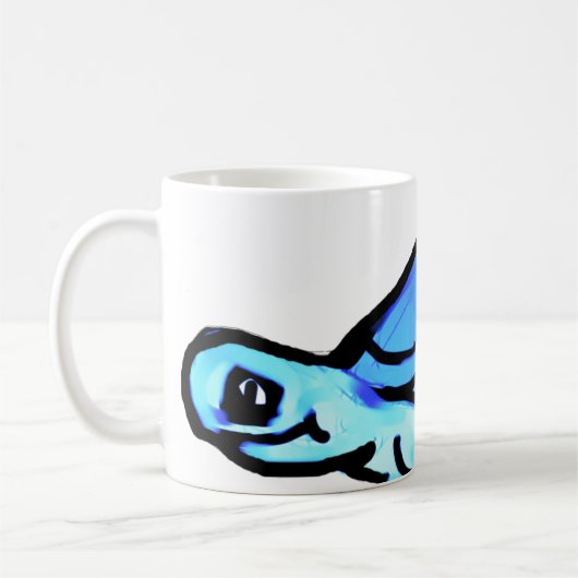Blauer Schildkröte Kaffeetasse (Links)