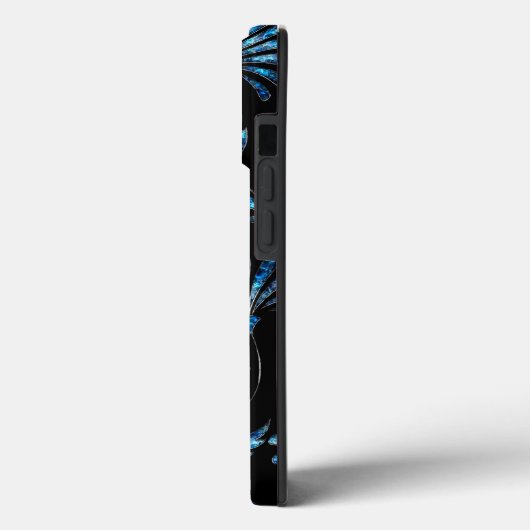 Blauer Schimmer Case-Mate iPhone Hülle (Rückseite / Links)