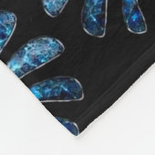 Blauer Schimmer Fleecedecke (Ecke)