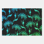 Blauer Schimmer Geschenkpapier Set (Vorderseite 3)