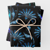 Blauer Schimmer Geschenkpapier Set (Beispiel)