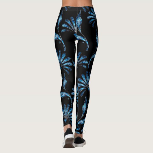 Blauer Schimmer Leggings (Rückseite)