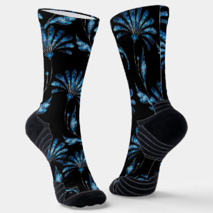 Blauer Schimmer Socken