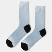 Blauer Schimmer und Glitzer Socken (Linkes Detail)