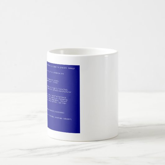 Blauer Schirm Kaffeetasse (Mittel)