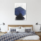 Blauer Schirm Leinwanddruck (Insitu (Schlafzimmer))