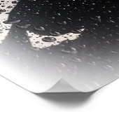 Blauer Schirm Poster (Ecke)