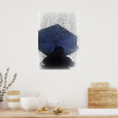 Blauer Schirm Poster (Küche)