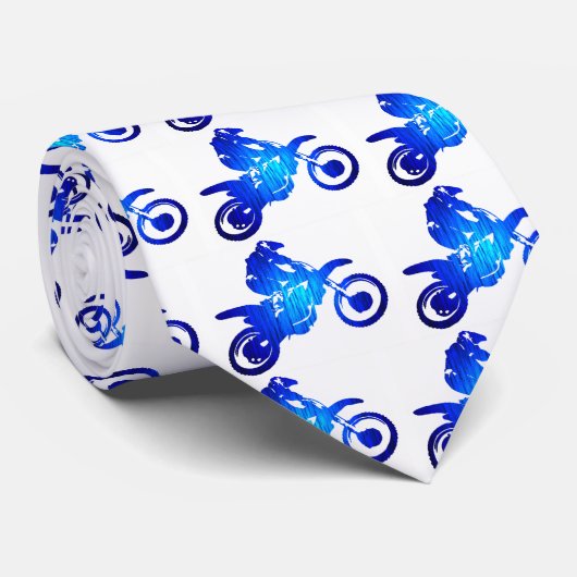 BLAUER SCHLAG MX KRAWATTE (Gerollt)