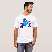 BLAUER SCHLAG MX T-Shirt (Vorne ganz)