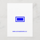 Blauer Schlag Postkarte (Vorderseite)