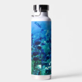 Blauer Schleim des Fotos Trinkflasche (Rechts)