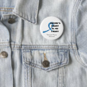 Blauer Schleimhautkrebs Button (Beispiel)