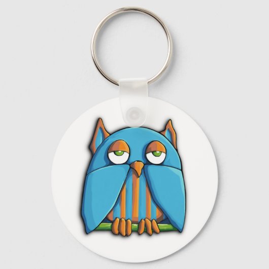 Blauer Schlüsselanhänger (Vorderseite)