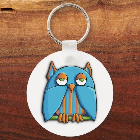 Blauer Schlüsselanhänger (Vorderseite)