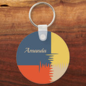 Blauer Schlüsselanhänger (Vorderseite)