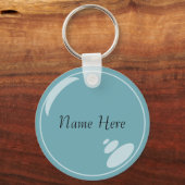 Blauer Schlüsselanhänger (Vorderseite)