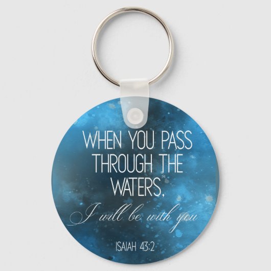 Blauer Schlüsselanhänger (Rückseite)