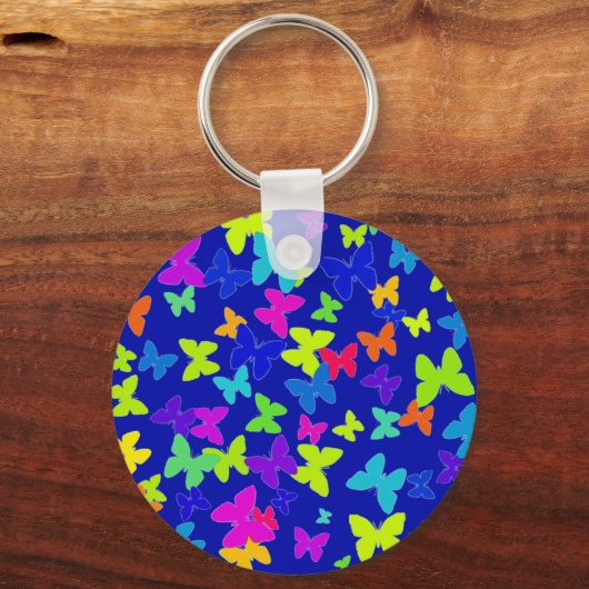 Blauer Schlüsselanhänger (Vorderseite)