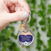 Blauer Schlüsselanhänger (Hand)