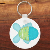 Blauer Schlüsselanhänger (Vorderseite)