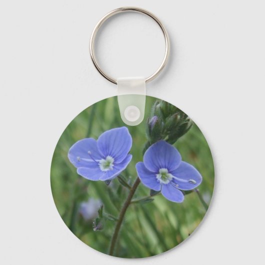 Blauer Schlüsselanhänger (Vorderseite)