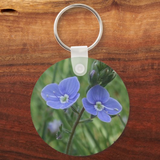 Blauer Schlüsselanhänger (Vorderseite)