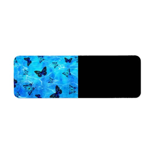 Blauer Schmetterling (Vorne)